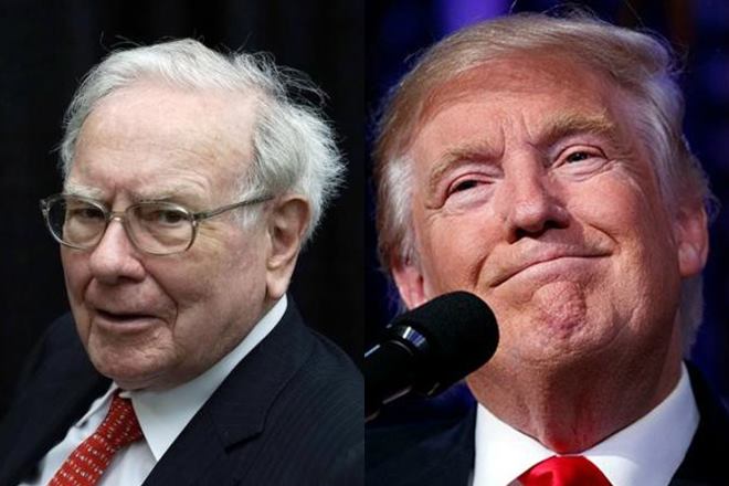 Warren Buffet and Donald Trump